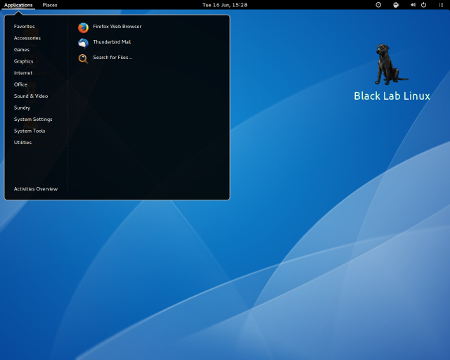 Black Lab Linux 2015.6 "GNOME"